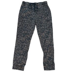 Cloth & Stone Leopard Print Joggers size XS